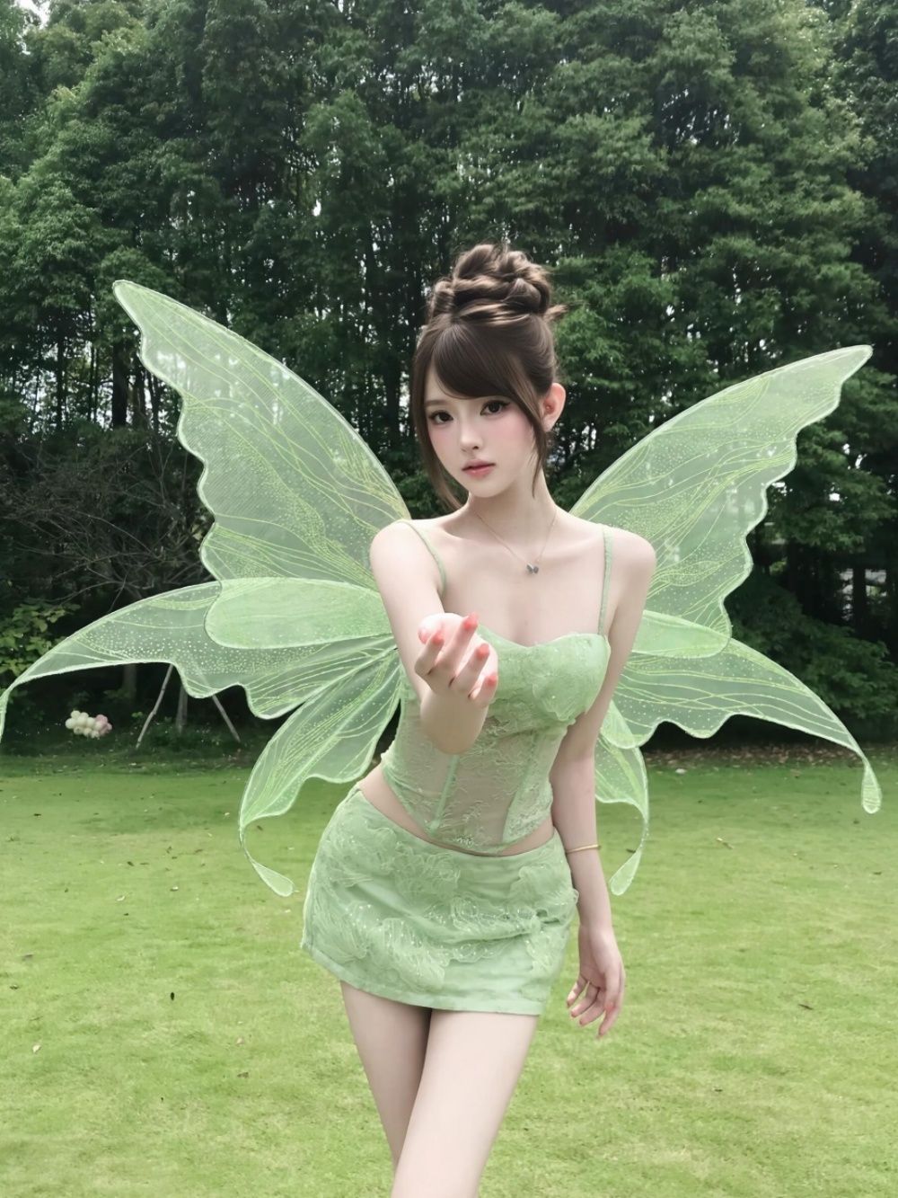 Cami Top Lace - Y2k Spicy Girl Spitzen-Trägertop + Hochgeschnittener