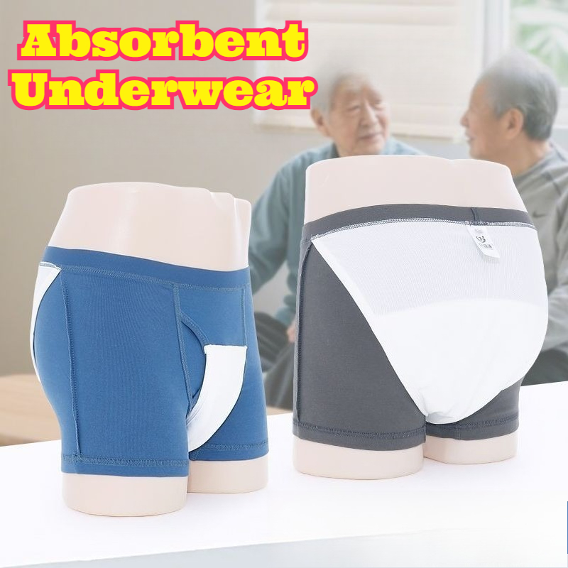 Period Panty Absorbent - Hochabsorbierende Waschbare Inkontinenz-Unterwäsche für Frauen, Nachtunterwäsche