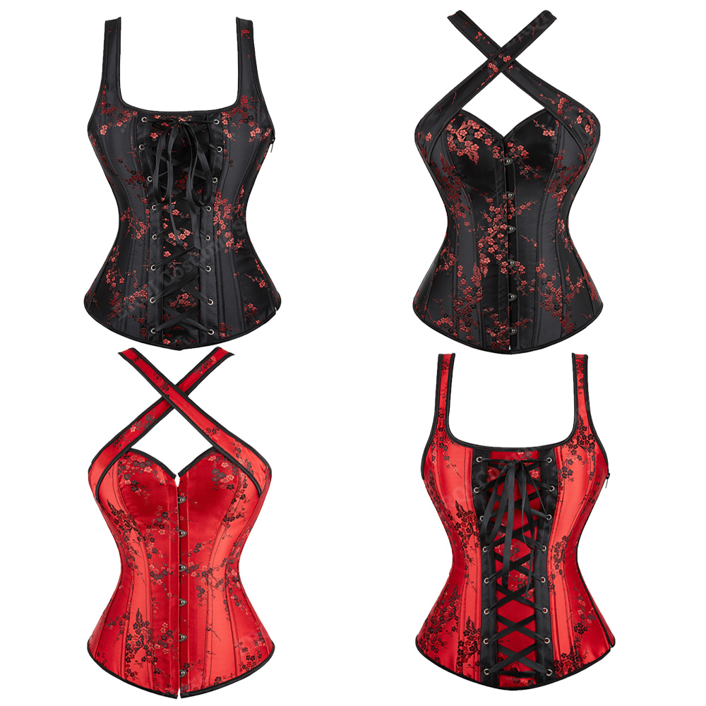 Corset Waist Cinch - Korsett mit Riemen für Frauen Floral