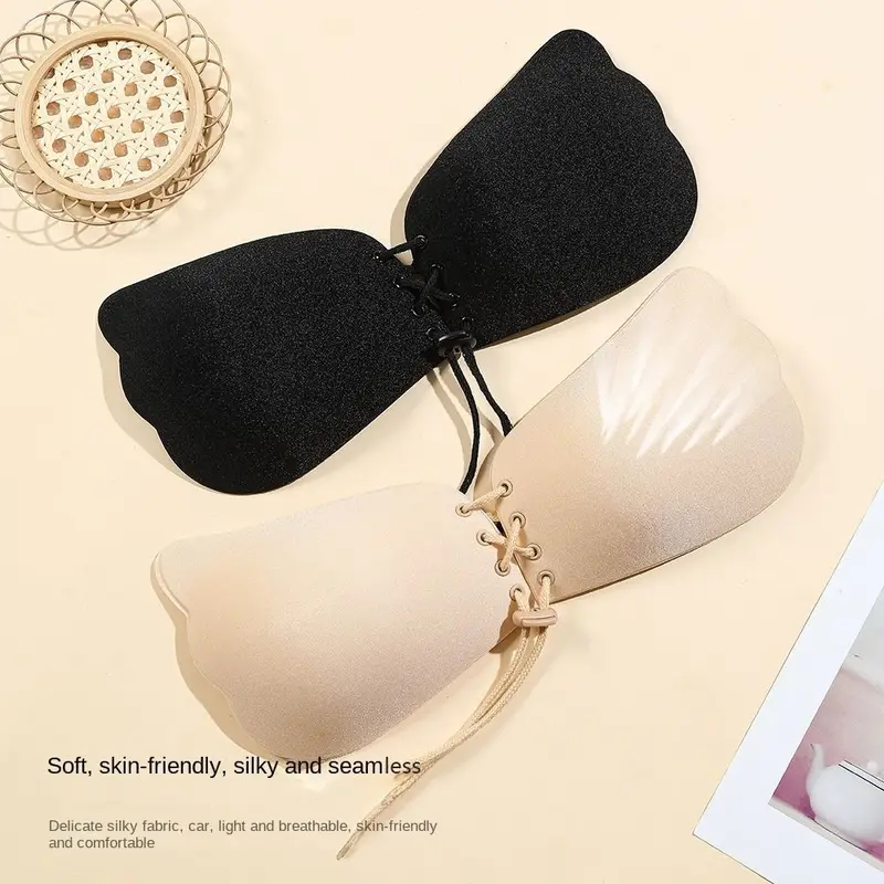 Bequemer, nahtloser, selbstkle – Silicone Bra Adhesive Bewertung und Preis