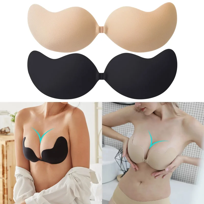 1/2pc unsichtbarer Push-up-BH  – Strapless Bra Backless Bewertung und Preis