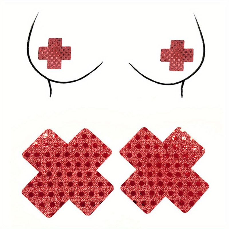 Brustwarzenabdeckungen im Rote – Nipple Cover Pasties Bewertung und Preis