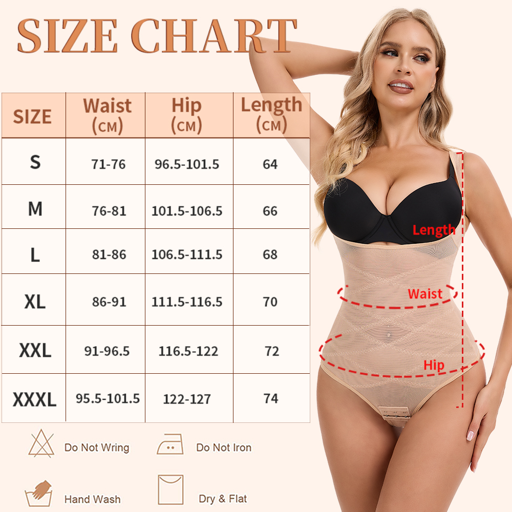 Mesh Thongs Bodysuit Shapewear – Shapewear Bodysuit Firm Bewertung und Preis